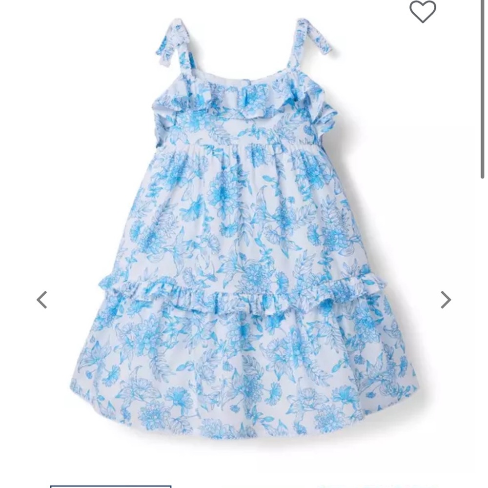 Janie and Jack Blue Floral Kids Dress
